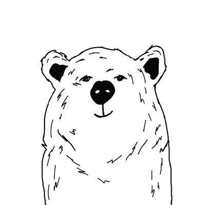 Ours esquissé