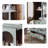 Retro Green Manufactured Wood Accent Cabinet-452331760