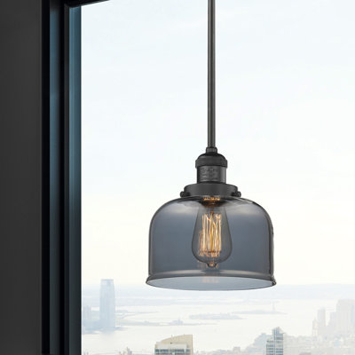 Luminaire suspendu en forme de dôme à 1 lumière Hargett