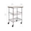 Chariot pour îlot de cuisine sur roulettes  certifié NSF