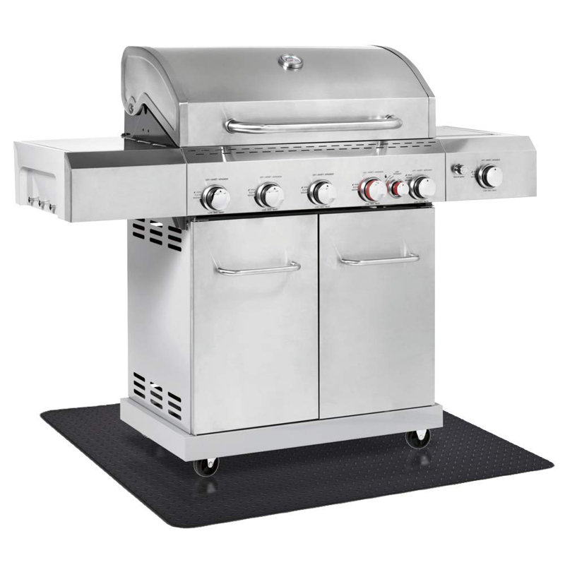 Très grand sous-barbecue d'extérieur, Noir