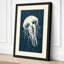 Drifting Jellyfish Coastal - Wrapped Canvas-1751920199-1751920316
