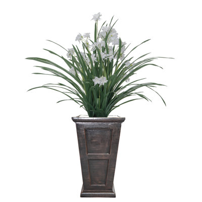 53'' Faux Lemon Grass in Pot