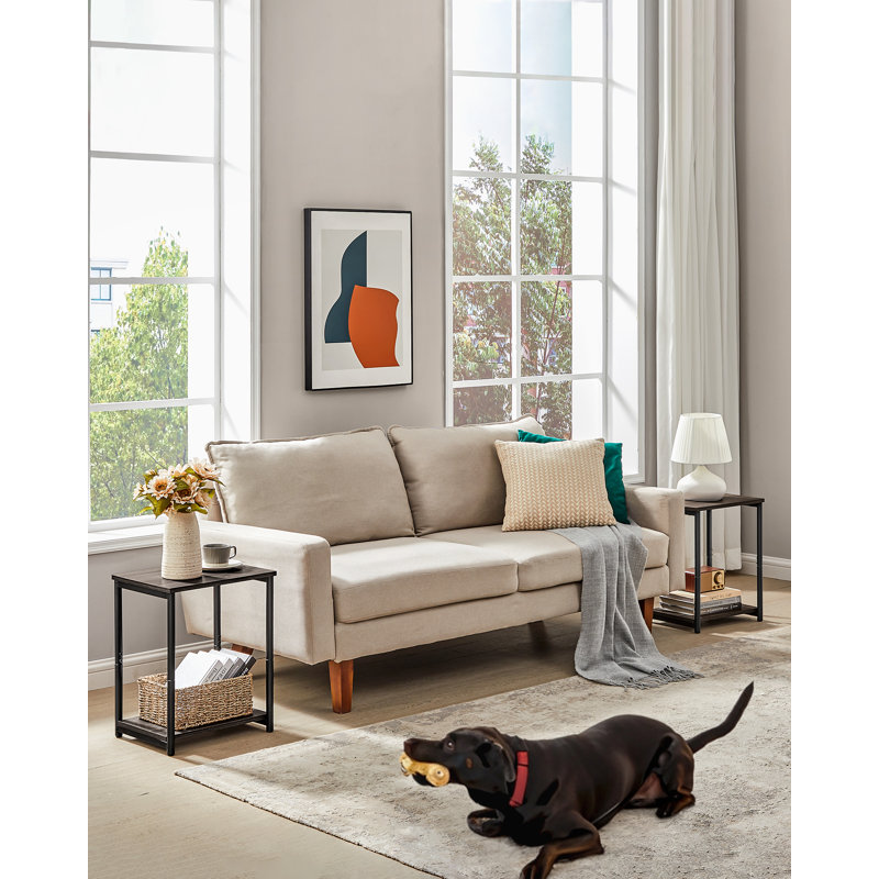 Aleesa Side Table Set, Brown
