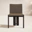 Chaise d'appoint de patio en teck Padme-1448087752