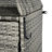 72" Arched Wicker Outdoor Storage Cabinet With Adjustable Shelves & Side Hooks-124640799