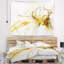 Tapisserie galaxie spirale jaune Abstract-28505847