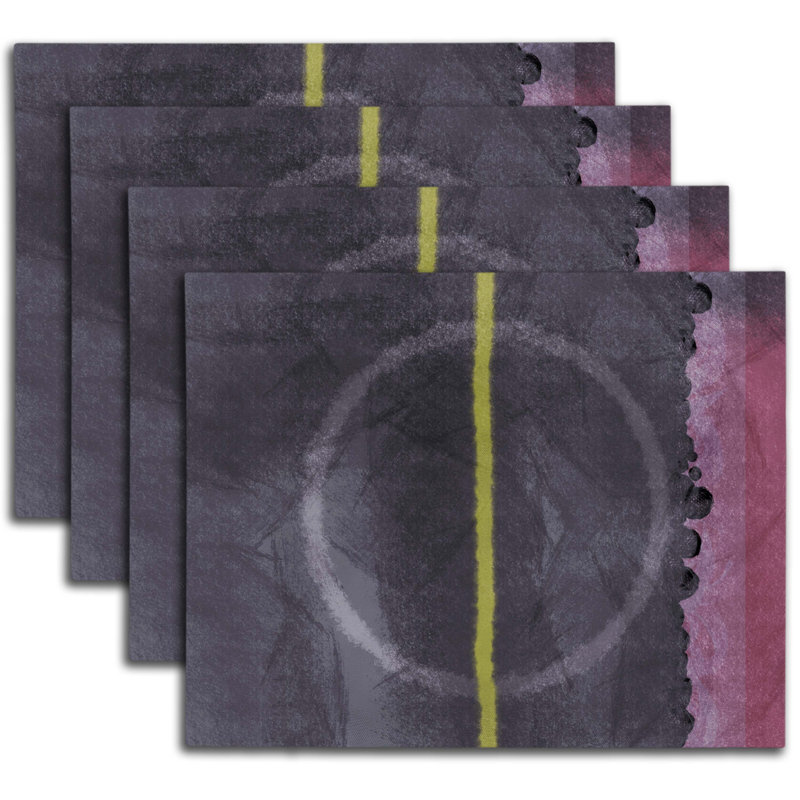 Polyester Abstract Rectangle Placemat