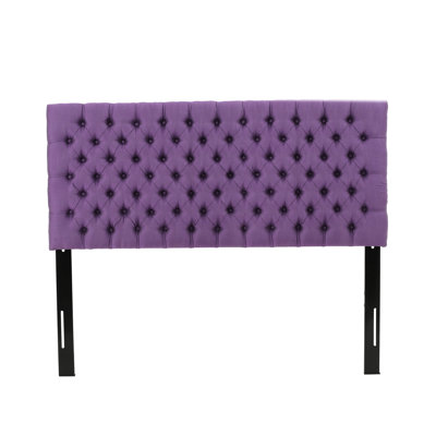 Contemporary Purple Upholstered Headboard For Queen Bed Queen Headboard, Upholstered,