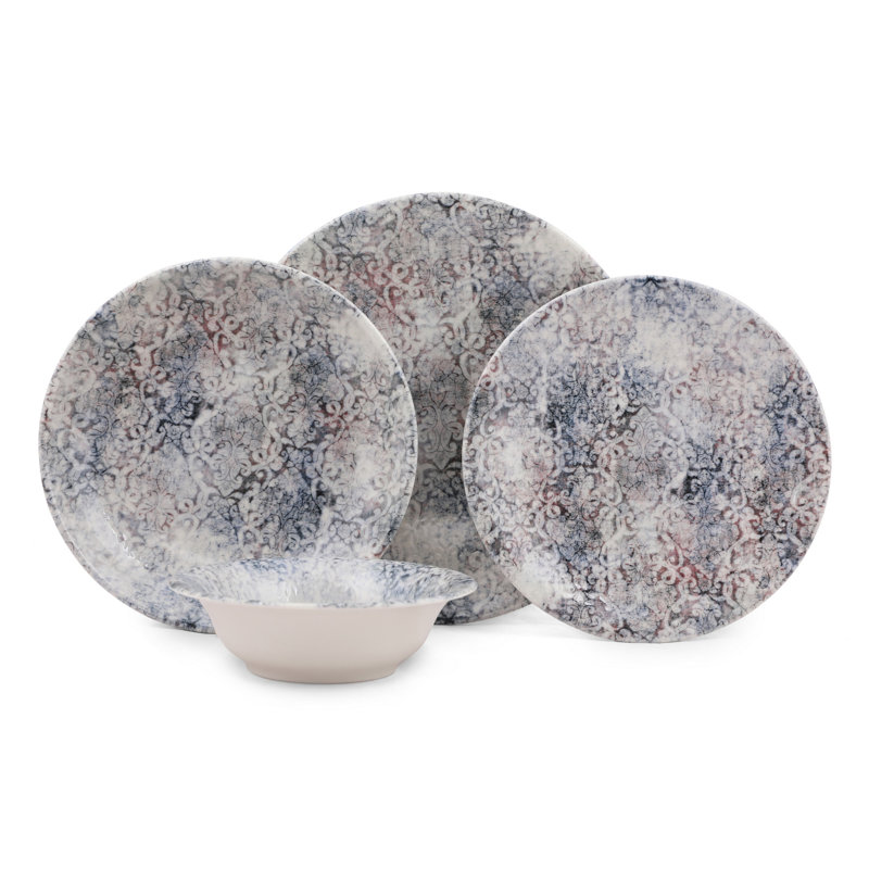 Service de table 24 pièces, service pour 6 Maelly