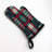 Rustic Tartan Pattern Oven Mitt Cotton Twill