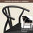 Wishbone Chair Solid Wood Y-Back Dining Chairs-2126938410