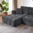 L-shape Luxury Sectional Oversized Sofa,mnimalist Design,comfy Sleeper Couch For Living Room,apartment&reception Spaces-1816645723-1816645720