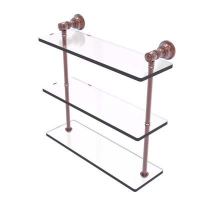 Freyja 3 Piece Glass with Towel Bar