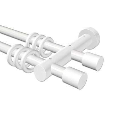 Buena Vista Adjustable 2cm Double Curtain Pole