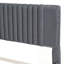 Lit plateforme tapissier double avec 2 tiroirs et 1 lit gigogne simple-380883333