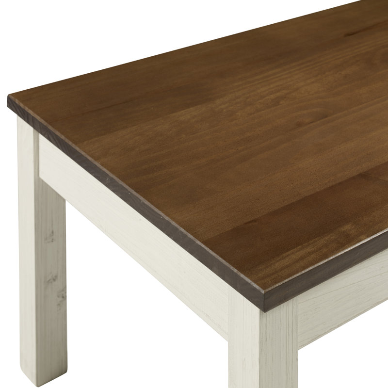 Solid Wood Top Single Coffee Table