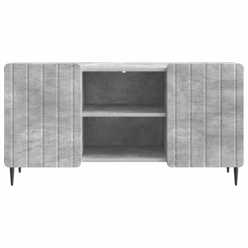 TV Stand, 52cm H x 102cm L x 34.5cm W, Concrete Grey