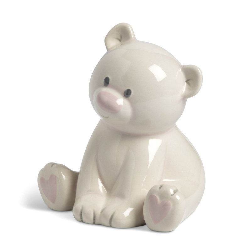 Bayviewpark Animals Piggy Bank, Beige/Pink