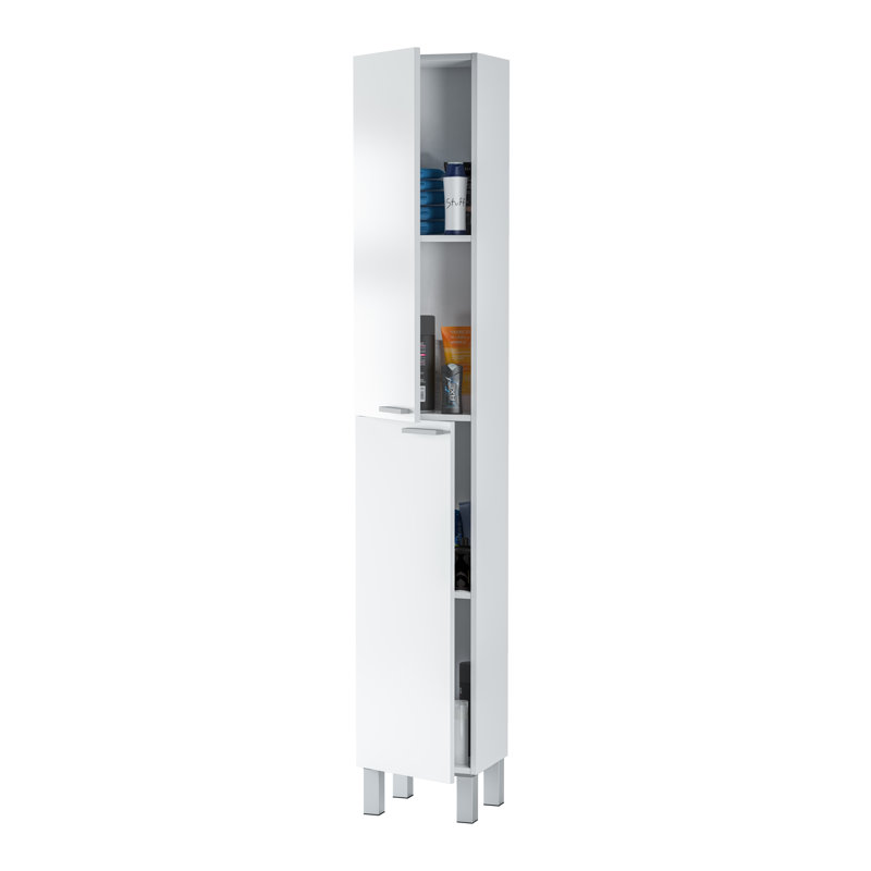 Anashima Linen Cabinet, White