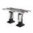WHITE/BLACK DINING TABLE SET