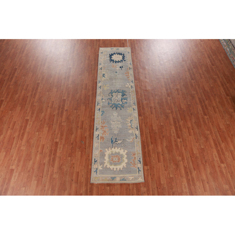 Tapis turc Oushak en laine 3 x 11