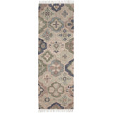 Pali Blue Handwoven Jute Rug