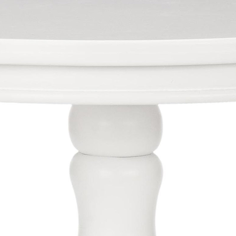 Table d'appoint Dariana, Blanc