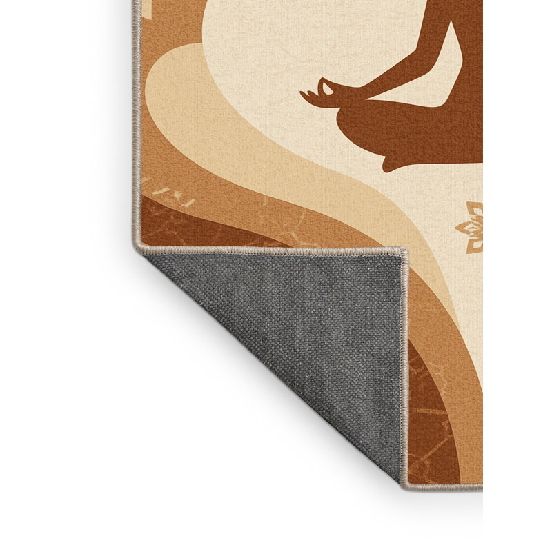 Tapis moelleux moelleux moelleux d'inspiration mondiale Ristaino Lotus, 2x4
