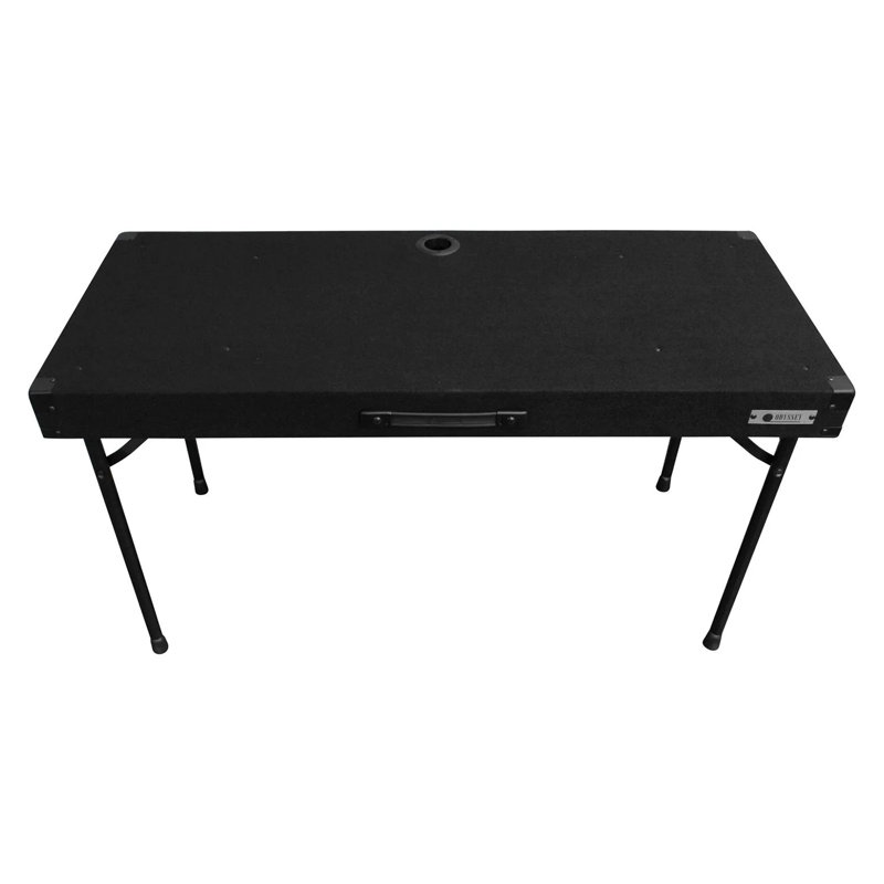 Table pliable avec hauteur réglable et poignée de transport