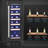 HOMCOM Single Zone 29.5cm Freestanding 19 Bottle and Can Wine & Beverage Refrigerator