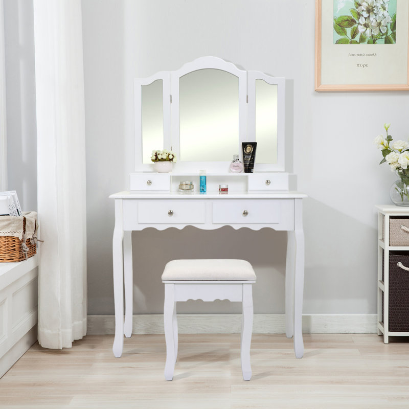 Ensemble de meuble-lavabo avec miroir Mccowan