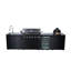 Îlot de cuisine avec barbecue au gaz propane à 6 brûleurs de 128 po de large, rôtissoire, gril Kamado, réfrigérateur et évier extérieur