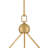 Leona Twelve-Light Hand-Leafed Round Chandelier