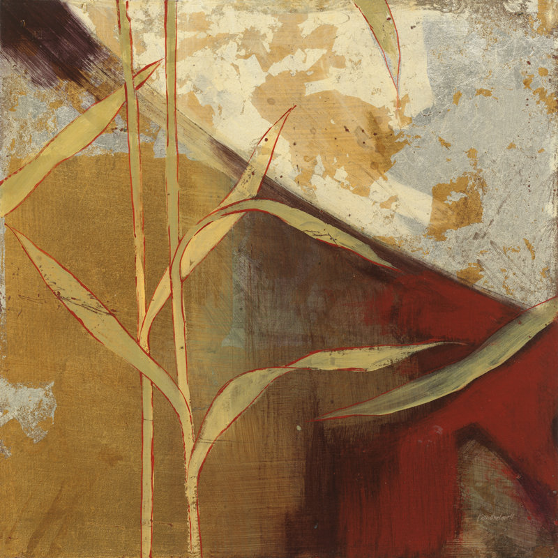«Abstract 9A», reproduction encadrée, Non, H 12 po x l 12 po, Toile encadrée noire