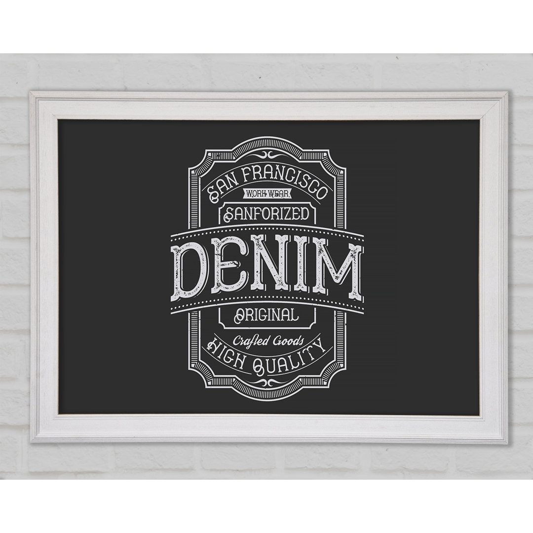 Denim Poster - Druck