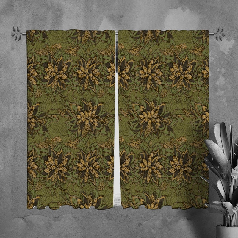 Muallam Room Darkening Curtain Pair, 40" W x 82" L