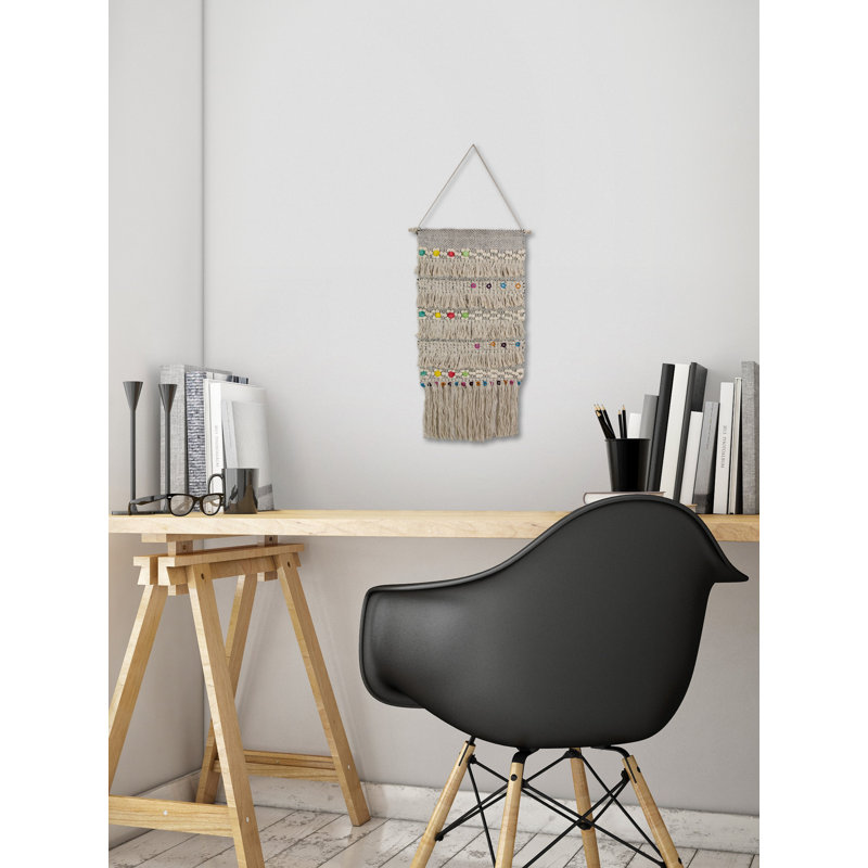 Tapisserie en coton avec accessoires de suspension
