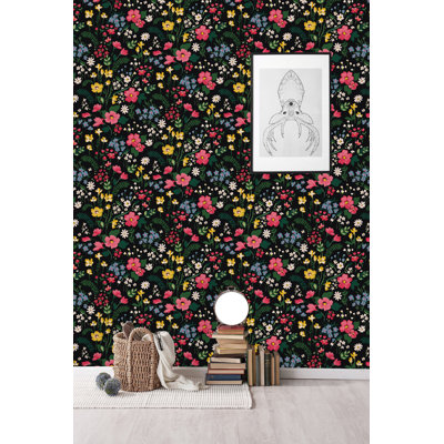 Peel & Stick Floral Wall Mural