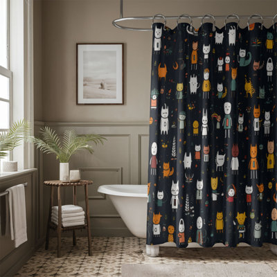 Colorful Cast - Rideau de douche Premium