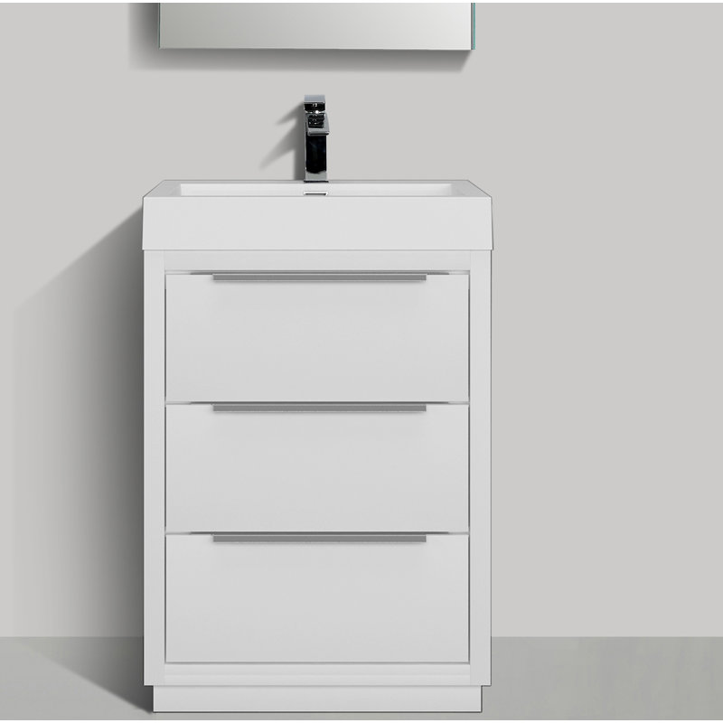 Ensemble de meuble-lavabo simple 24 po Ashdown
