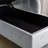 Grey Office Chaise Lounge - Soft Velvet, Base And Extra Large Storage Velvet For Living Room Button , Spacious-45481913
