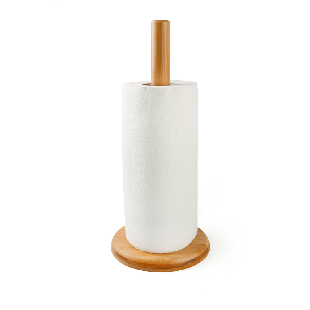Eco Living Bamboo Paper Towel Holder