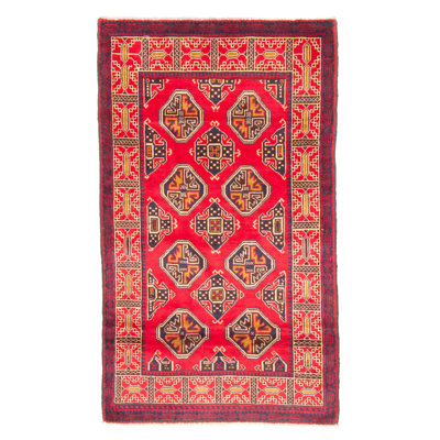 Teimani Red Rug 2'9" x 4'9"