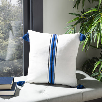 Safavieh Orlanda Square Throw Pillow In Blue