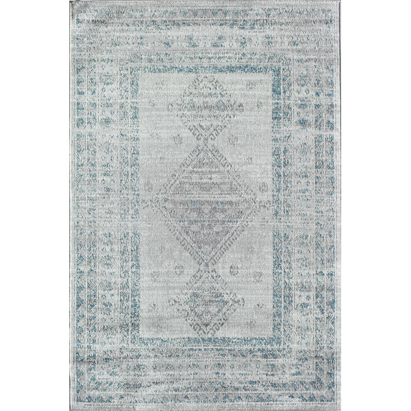 Tapis gris Freya, Rectangle 8 pi x 10 pi