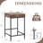 Backless Counter Bar Stools With Footrest-1864927880