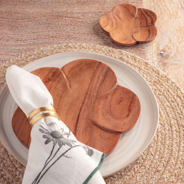 Sous-verres à fleurs