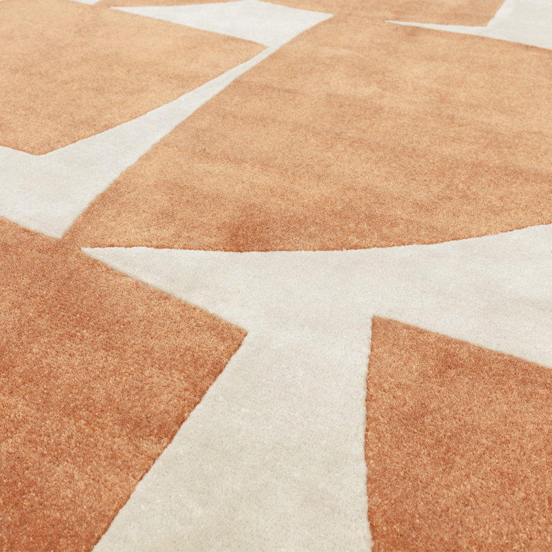 Monfiston Abstract Recycled P.E.T Hand Woven Area Rug, Rectangle 200 x 290cm