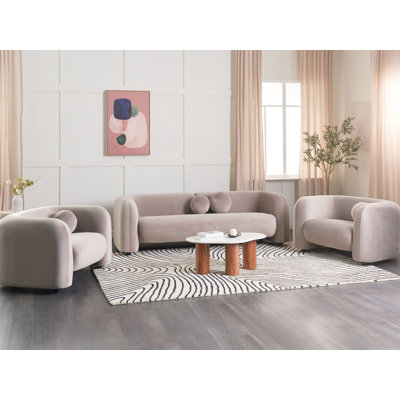 Akkash 3 - Piece Living Room Set
